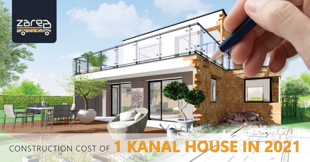 Construction cost of 1 Kanal House in Pakistan