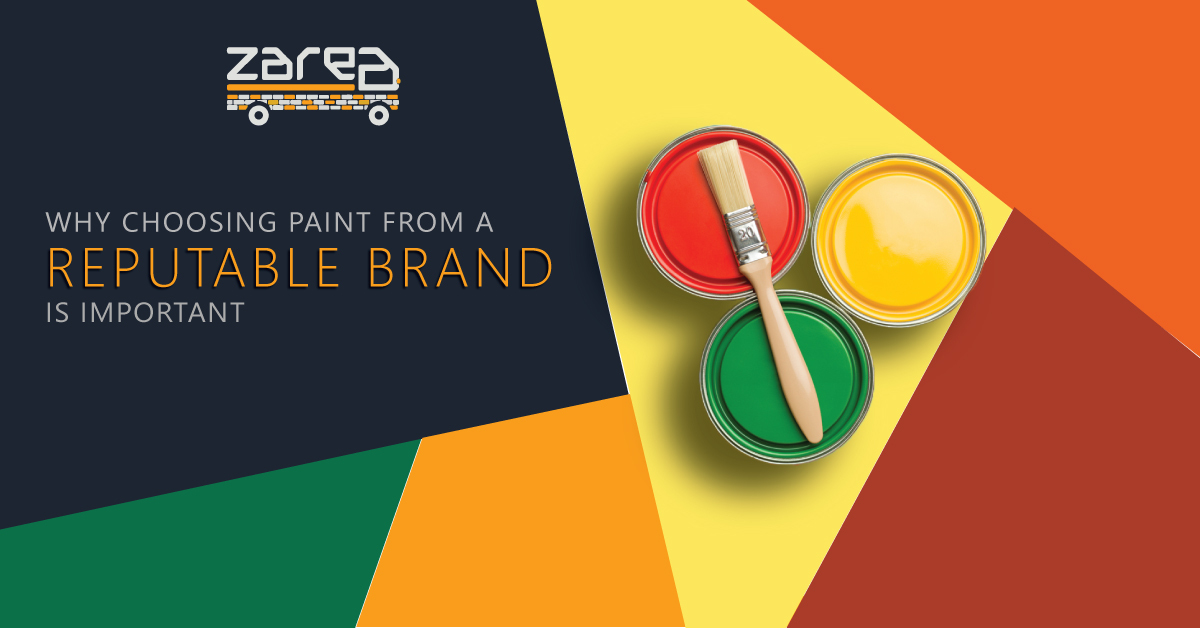 Why Choosing Paint from a Reputable Brand is Important?